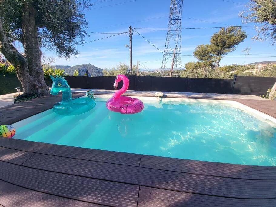 Villa Nice, Magnifique Vue Mer Avec Piscine Nizza